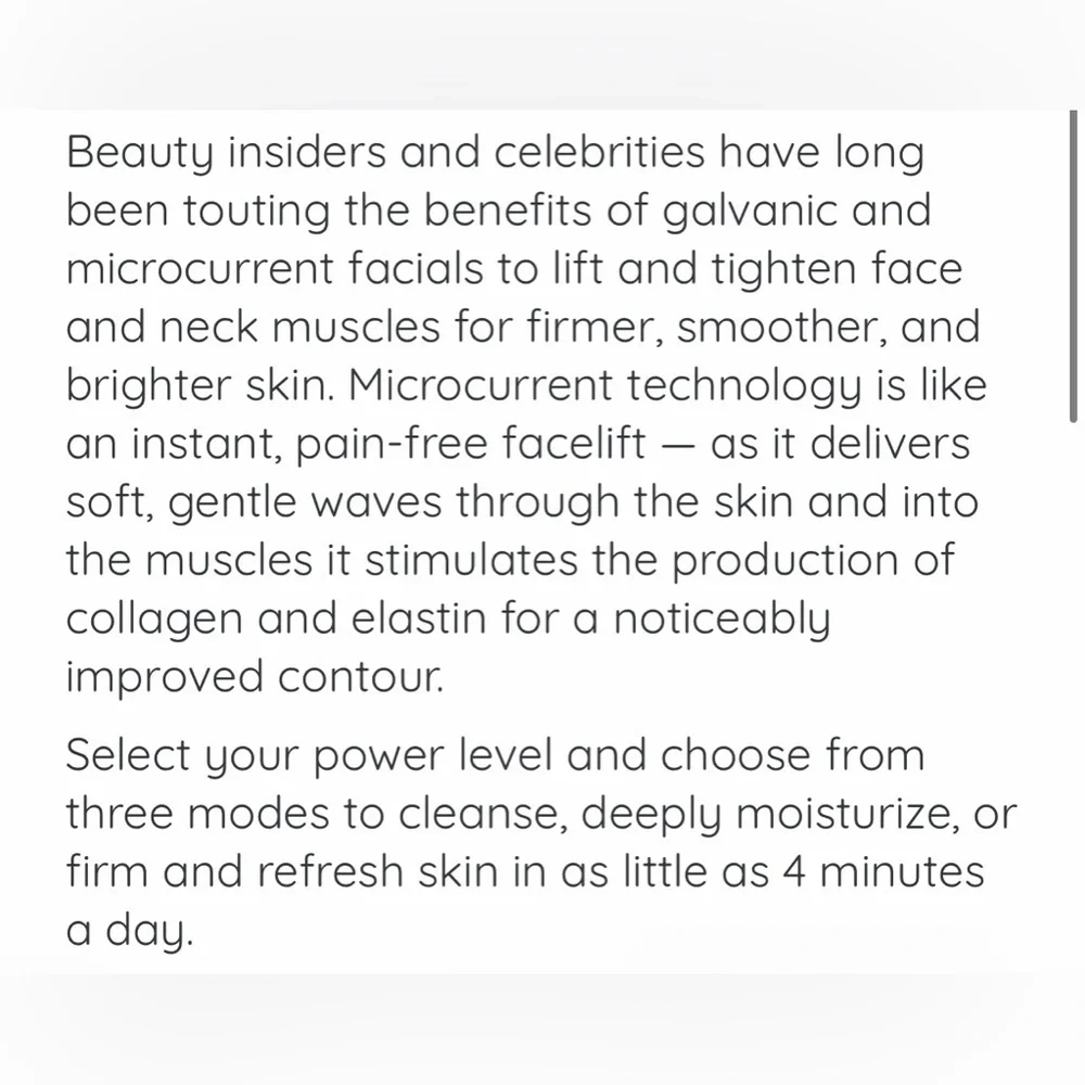 ✨ DERMALACTIVES Microcurrent Toning Face Device